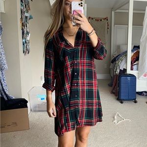 Old Navy Shirt Dress Medium